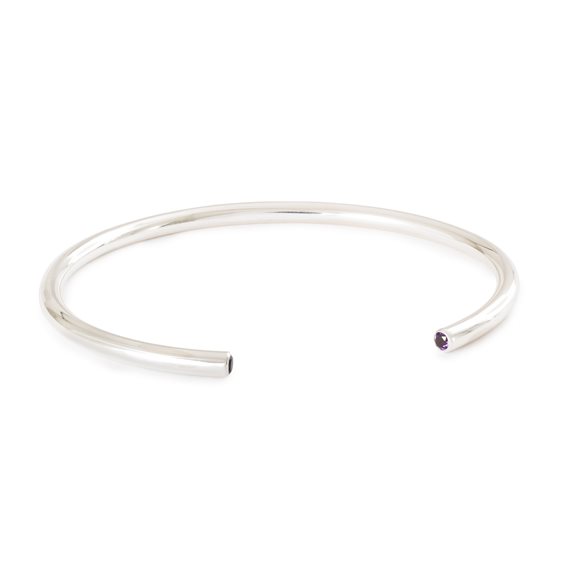 Bracciale Trollbeads Donna Bangle in Argento Ametista TAGBA-00022 - TAGBA-00022